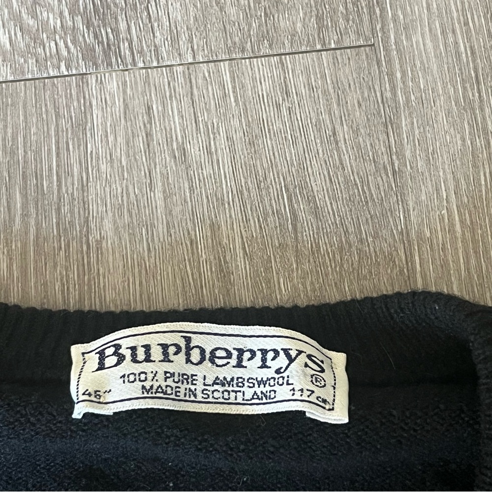 Vintage Burberrys Lambwool Scottish Sweater - Picture 2 of 8